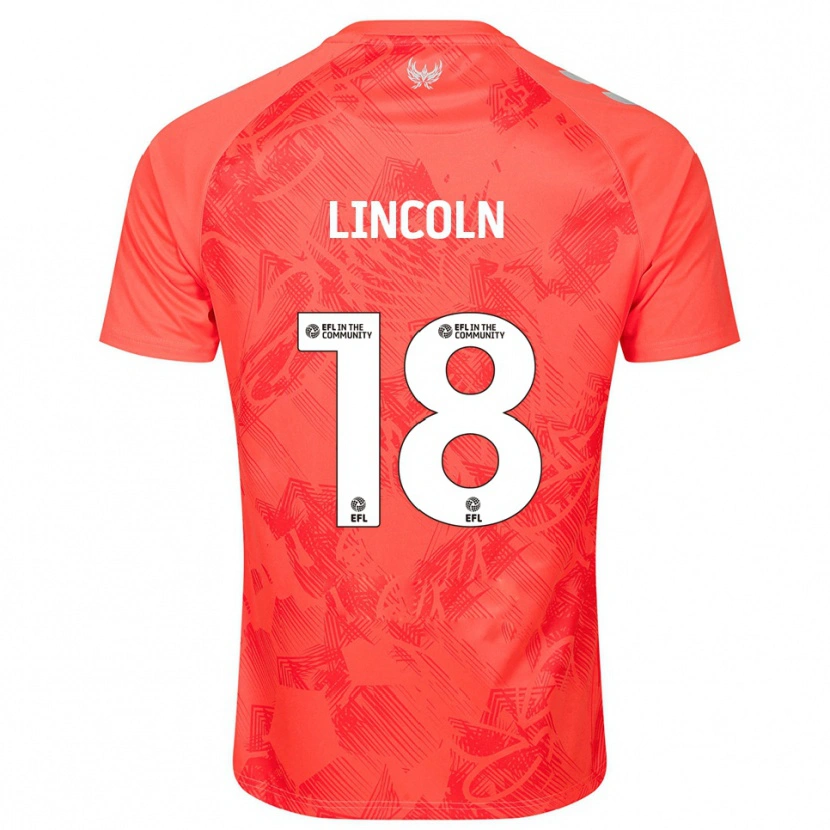 Danxen Niño Camiseta Khavarni Lincoln #18 Naranja Blanco 2ª Equipación 2025/26 La Camisa México
