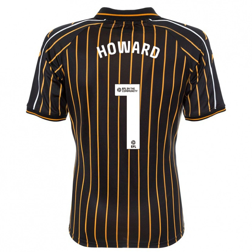 Danxen Niño Camiseta Archie Howard #1 Blanco Negro 2ª Equipación 2025/26 La Camisa México