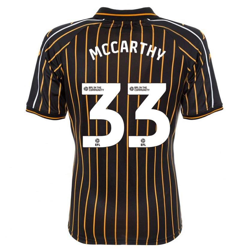 Danxen Niño Camiseta Cathal Mccarthy #33 Blanco Negro 2ª Equipación 2025/26 La Camisa México