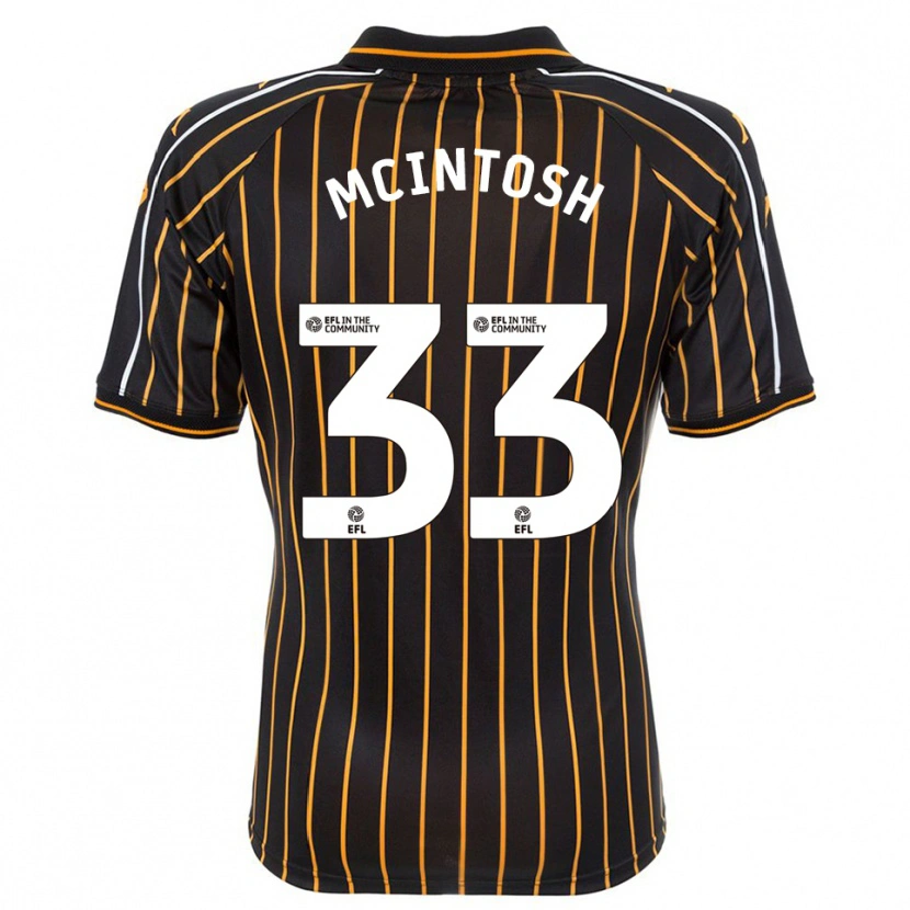 Danxen Niño Camiseta Lucy Mcintosh #33 Blanco Negro 2ª Equipación 2025/26 La Camisa México