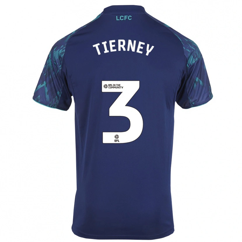 Danxen Niño Camiseta Sam Tierney #3 Azul Marino Verde Blanco 2ª Equipación 2025/26 La Camisa México