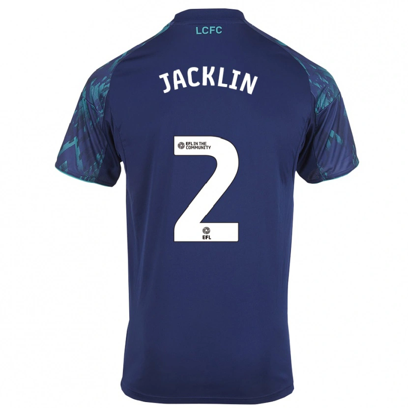 Danxen Niño Camiseta Harry Jacklin #2 Azul Marino Verde Blanco 2ª Equipación 2025/26 La Camisa México