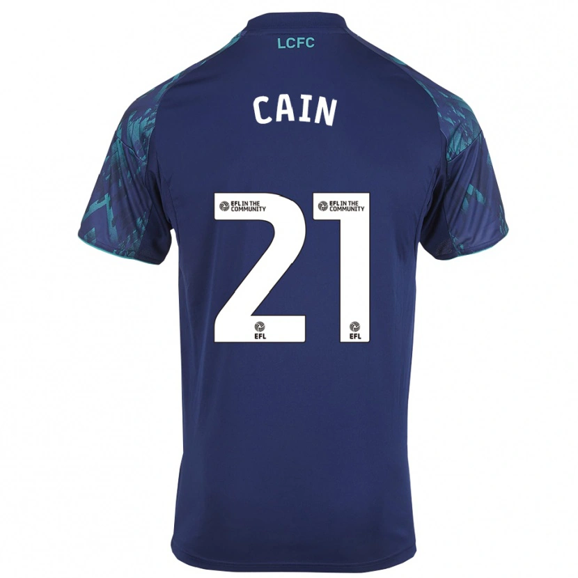Danxen Niño Camiseta Hannah Cain #21 Azul Marino Verde Blanco 2ª Equipación 2025/26 La Camisa México