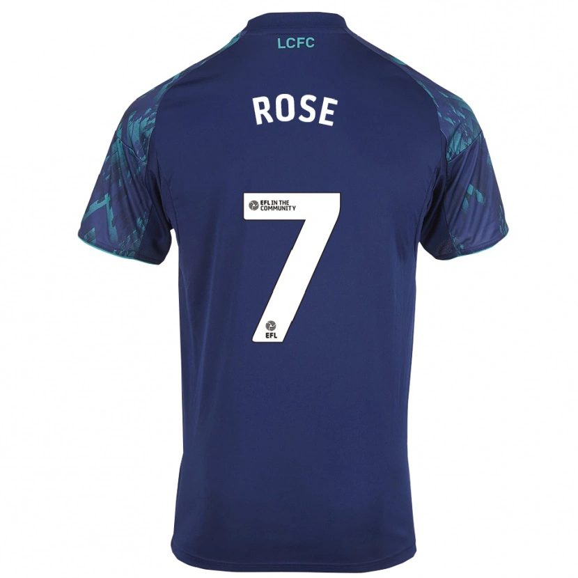 Danxen Niño Camiseta Deanne Rose #7 Azul Marino Verde Blanco 2ª Equipación 2025/26 La Camisa México