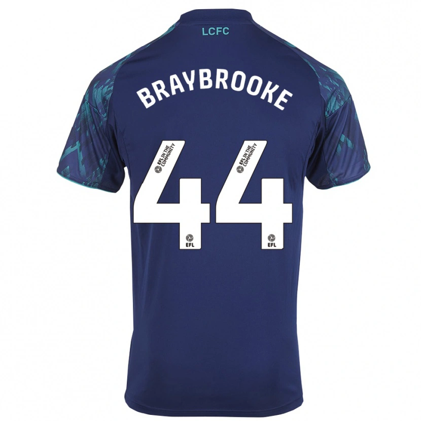 Danxen Niño Camiseta Sammy Braybrooke #44 Azul Marino Verde Blanco 2ª Equipación 2025/26 La Camisa México