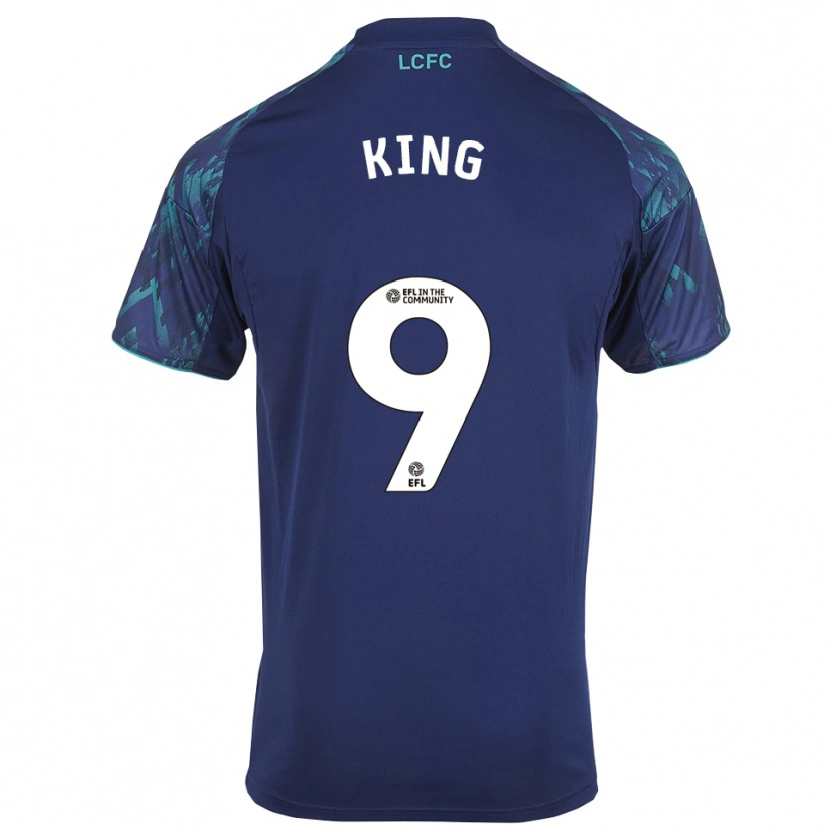 Danxen Niño Camiseta Josh King #9 Azul Marino Verde Blanco 2ª Equipación 2025/26 La Camisa México