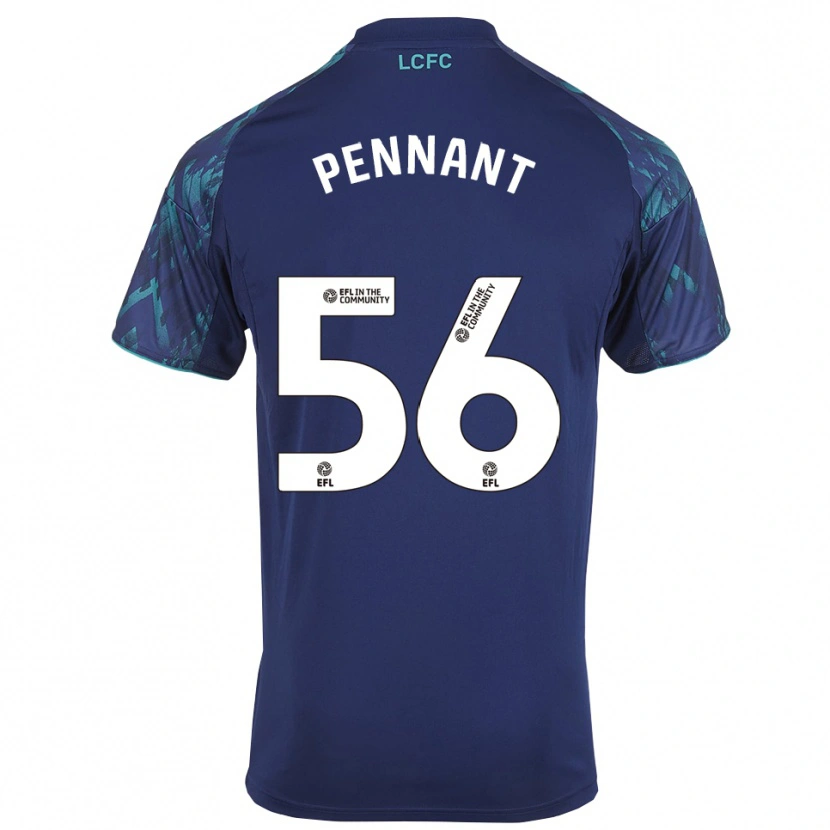 Danxen Niño Camiseta Terrell Pennant #56 Azul Marino Verde Blanco 2ª Equipación 2025/26 La Camisa México