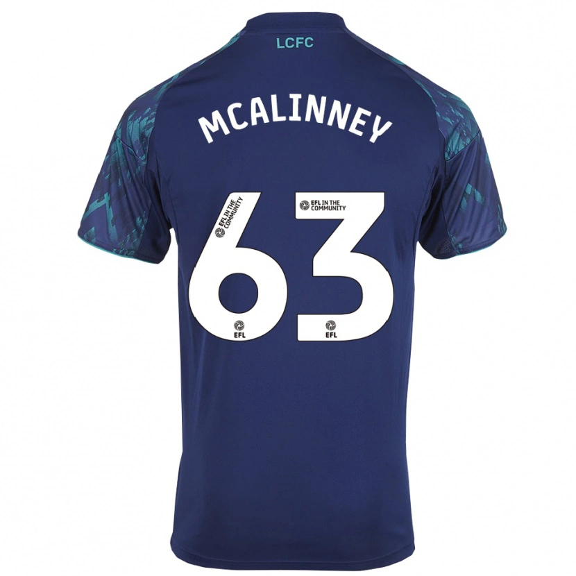 Danxen Niño Camiseta Liam Mcalinney #63 Azul Marino Verde Blanco 2ª Equipación 2025/26 La Camisa México