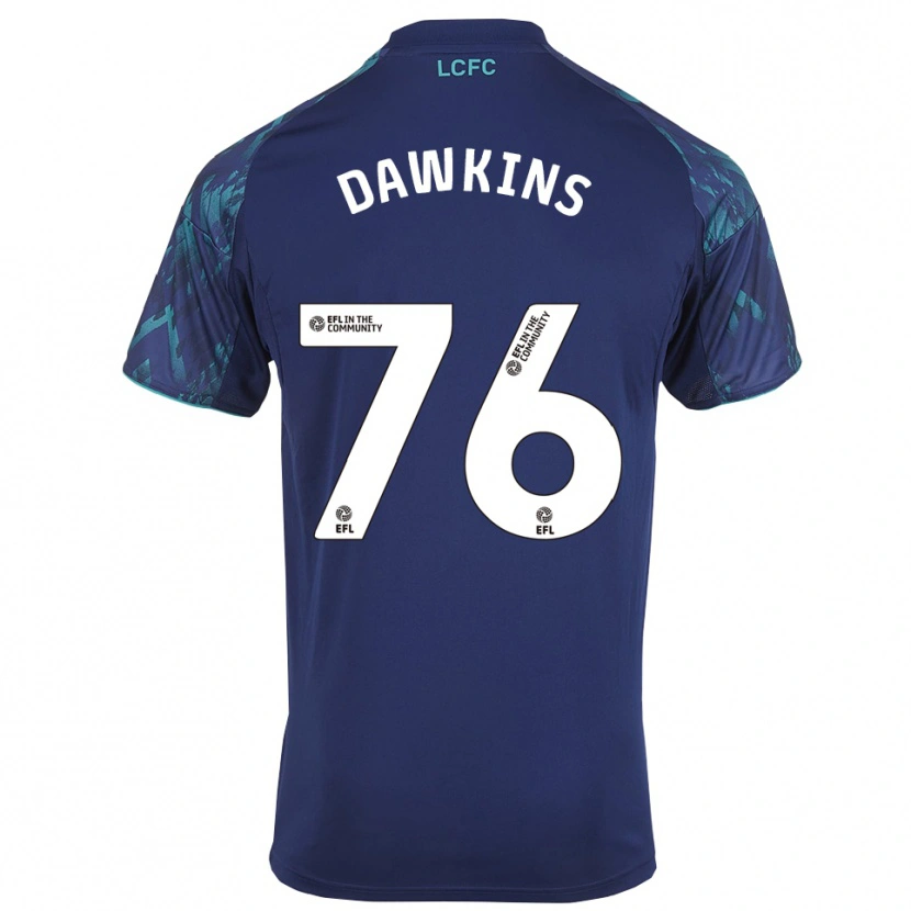 Danxen Niño Camiseta Kartell Dawkins #76 Azul Marino Verde Blanco 2ª Equipación 2025/26 La Camisa México