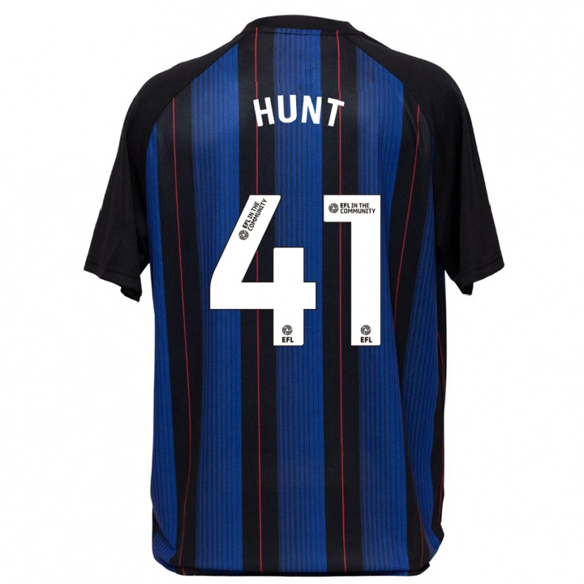 Danxen Niño Camiseta Harley Hunt #41 Azul Negro 2ª Equipación 2025/26 La Camisa México