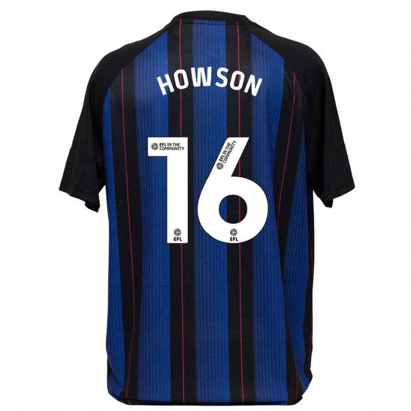 Danxen Niño Camiseta Jonathan Howson #16 Azul Negro 2ª Equipación 2025/26 La Camisa México