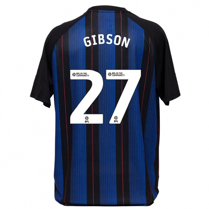 Danxen Niño Camiseta Georgia Gibson #27 Azul Negro 2ª Equipación 2025/26 La Camisa México