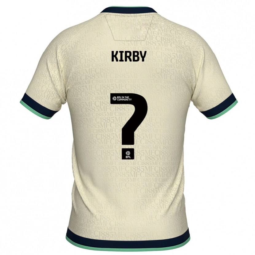 Danxen Niño Camiseta Archie Kirby #0 Champán Azul Marino 2ª Equipación 2025/26 La Camisa México
