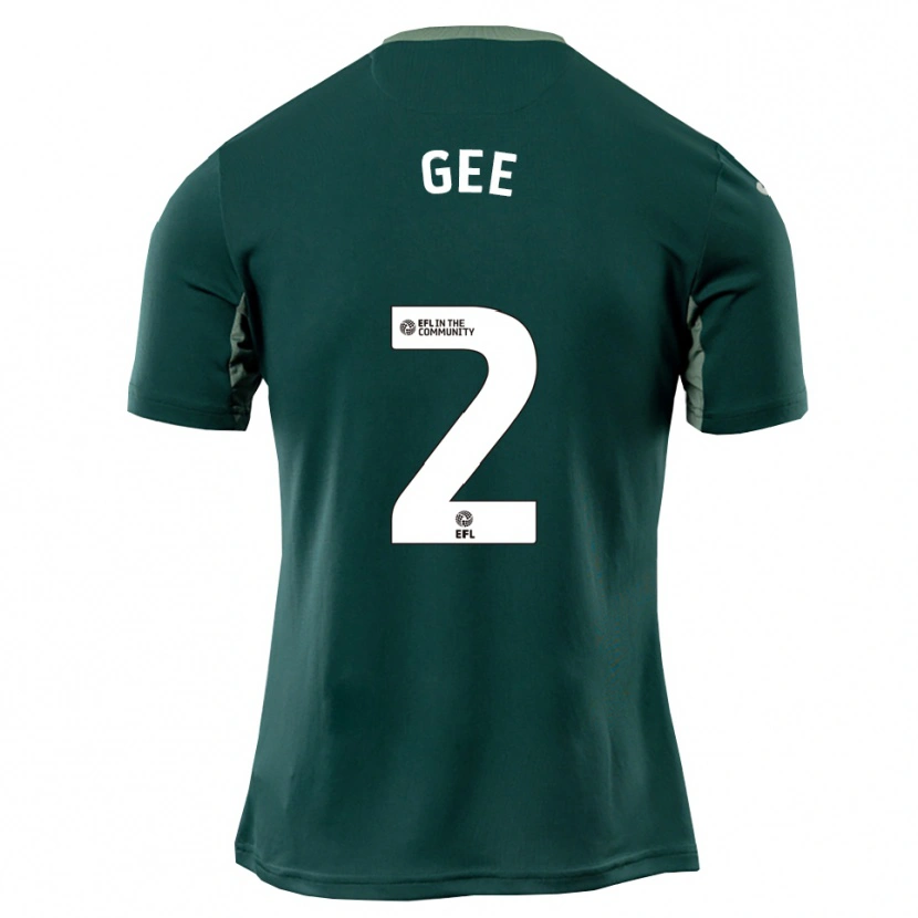 Danxen Niño Camiseta Billy Gee #2 Verde Blanco Púrpura 2ª Equipación 2025/26 La Camisa México