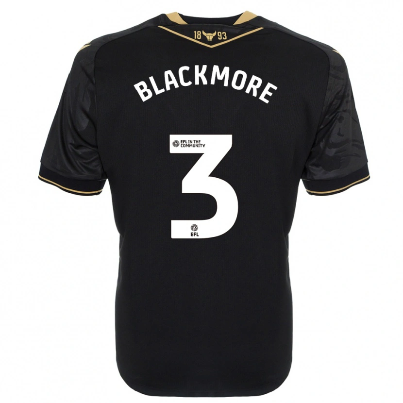 Danxen Niño Camiseta Jameson Blackmore #3 Negro Oro 2ª Equipación 2025/26 La Camisa México