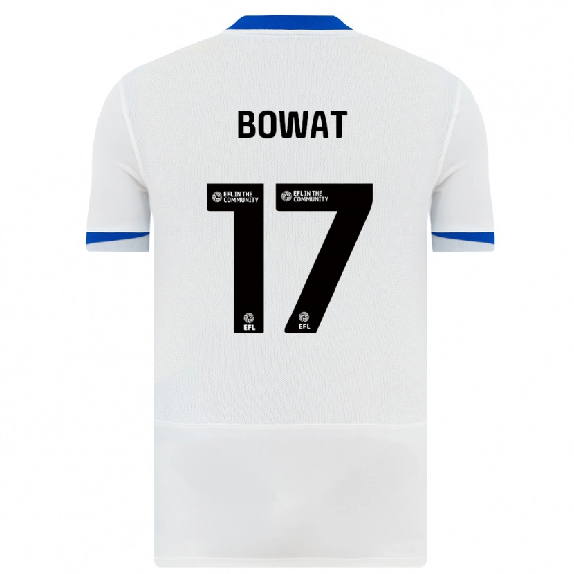 Danxen Niño Camiseta Ibane Bowat #17 Blanco Negro 2ª Equipación 2025/26 La Camisa México