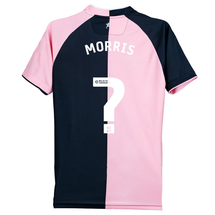 Danxen Niño Camiseta Abbie Morris #0 Rosa Negro 2ª Equipación 2025/26 La Camisa México