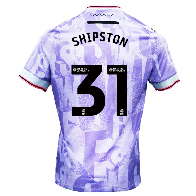 Danxen Niño Camiseta Rio Shipston #31 Lila Blanco 2ª Equipación 2025/26 La Camisa México