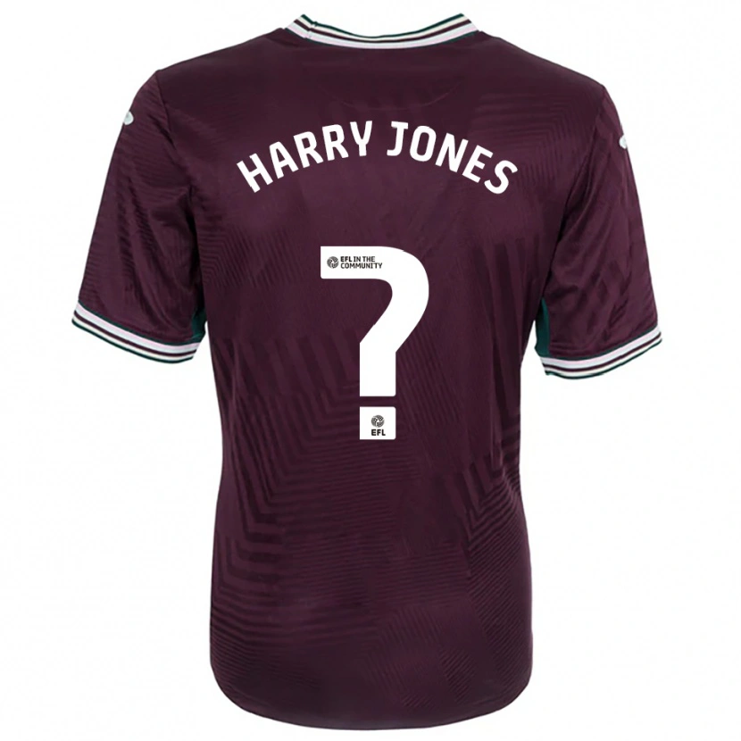 Danxen Niño Camiseta Harry Jones #0 Rojo Óxido Blanco 2ª Equipación 2025/26 La Camisa México