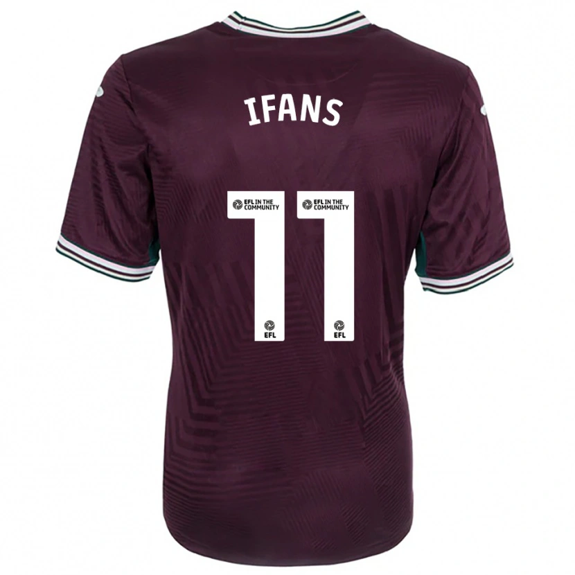 Danxen Niño Camiseta Caio Ifans #11 Rojo Óxido Blanco 2ª Equipación 2025/26 La Camisa México