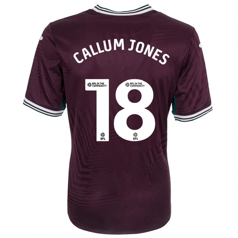 Danxen Niño Camiseta Callum Jones #18 Rojo Óxido Blanco 2ª Equipación 2025/26 La Camisa México