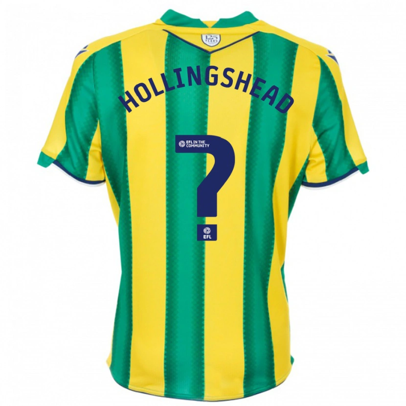 Danxen Niño Camiseta Ronnie Hollingshead #0 Amarillo Verde 2ª Equipación 2025/26 La Camisa México
