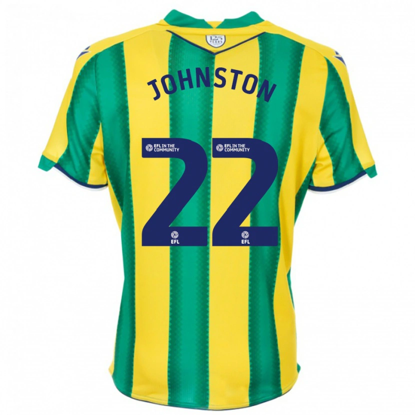 Danxen Niño Camiseta Mikey Johnston #22 Amarillo Verde 2ª Equipación 2025/26 La Camisa México