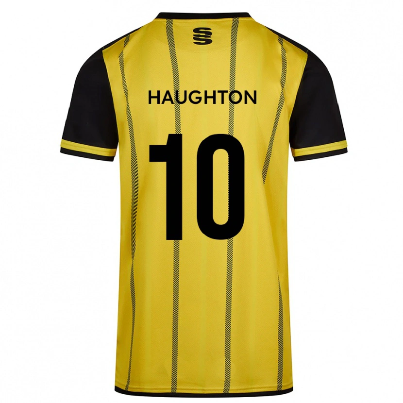 Danxen Niño Camiseta Nick Haughton #10 Amarillo Negro 2ª Equipación 2025/26 La Camisa México