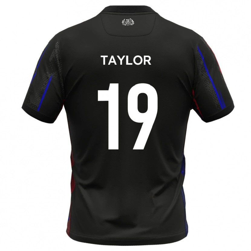 Danxen Niño Camiseta Archy Taylor #19 Negro Rojo 2ª Equipación 2025/26 La Camisa México