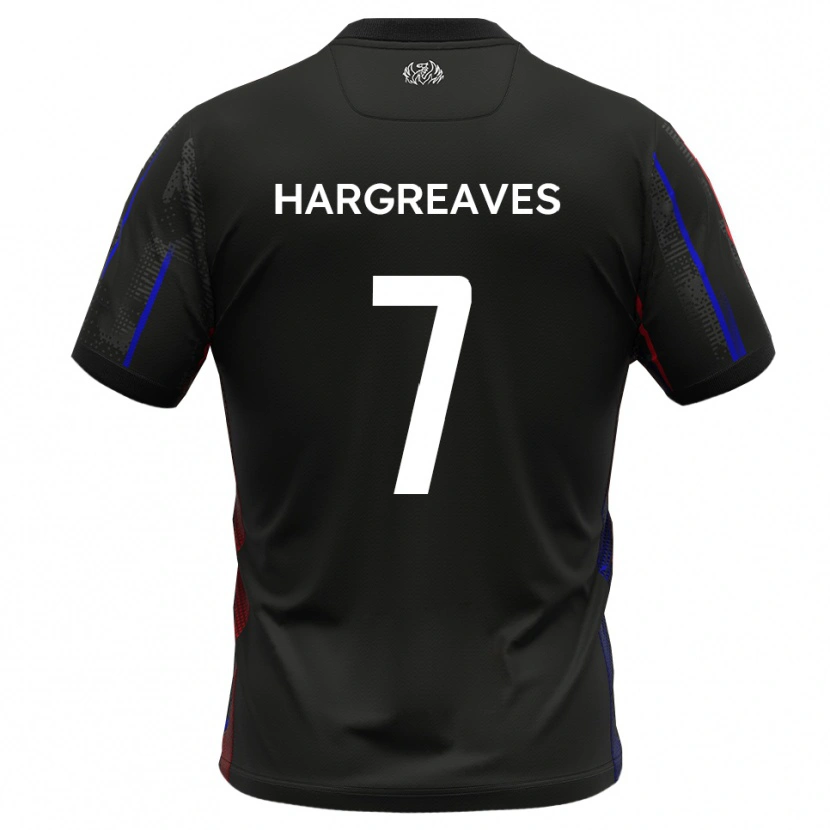 Danxen Niño Camiseta Cameron Hargreaves #7 Negro Rojo 2ª Equipación 2025/26 La Camisa México