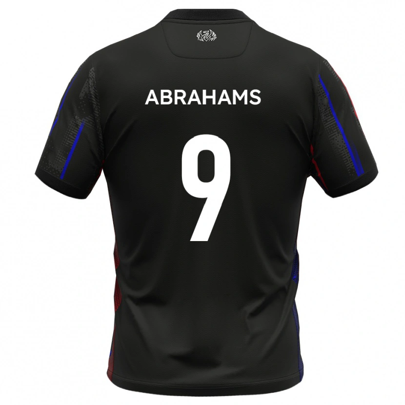 Danxen Niño Camiseta Tristan Abrahams #9 Negro Rojo 2ª Equipación 2025/26 La Camisa México