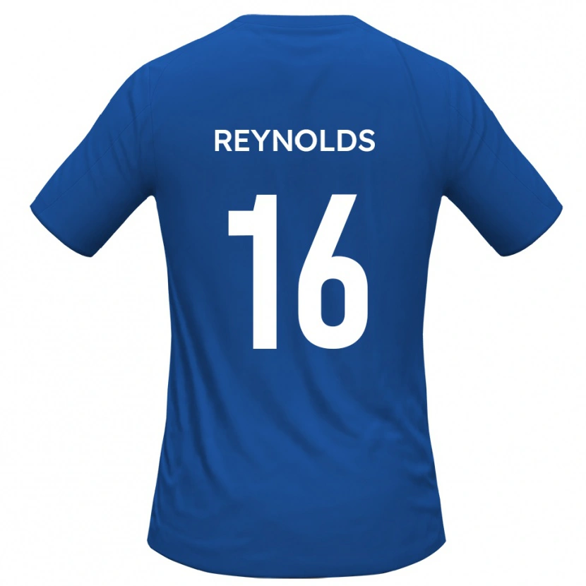 Danxen Niño Camiseta Callum Reynolds #16 Azul Celeste 2ª Equipación 2025/26 La Camisa México