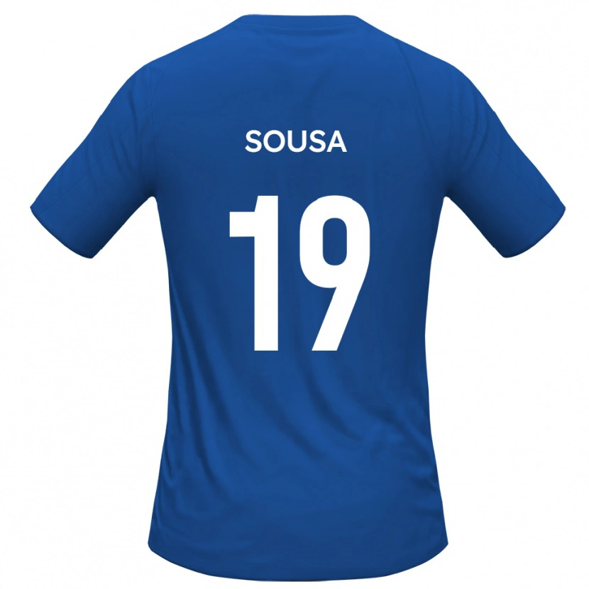 Danxen Niño Camiseta Érico Sousa #19 Azul Celeste 2ª Equipación 2025/26 La Camisa México