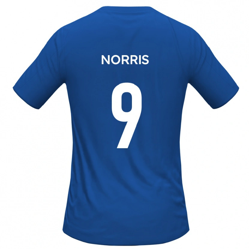 Danxen Niño Camiseta Luke Norris #9 Azul Celeste 2ª Equipación 2025/26 La Camisa México