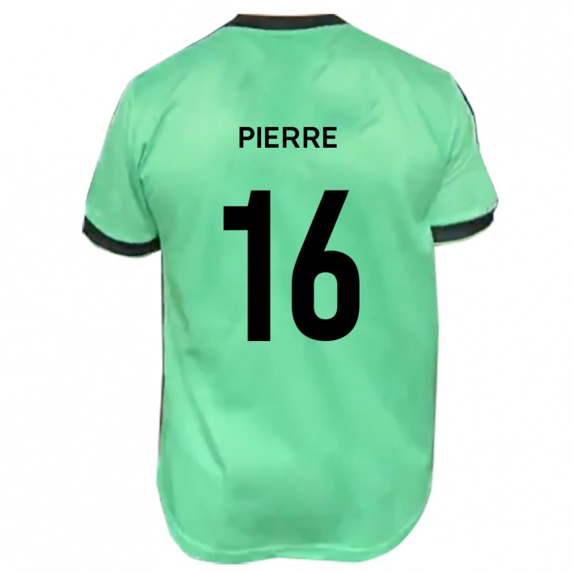 Danxen Niño Camiseta Aaron Pierre #16 Turquesa Negro 2ª Equipación 2025/26 La Camisa México