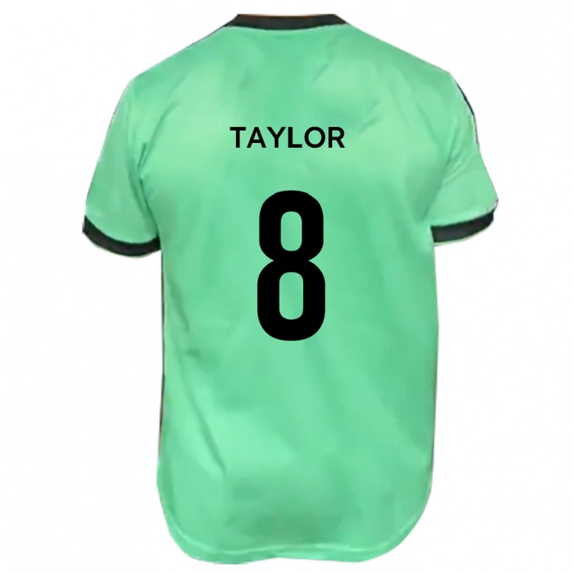 Danxen Niño Camiseta Jake Taylor #8 Turquesa Negro 2ª Equipación 2025/26 La Camisa México