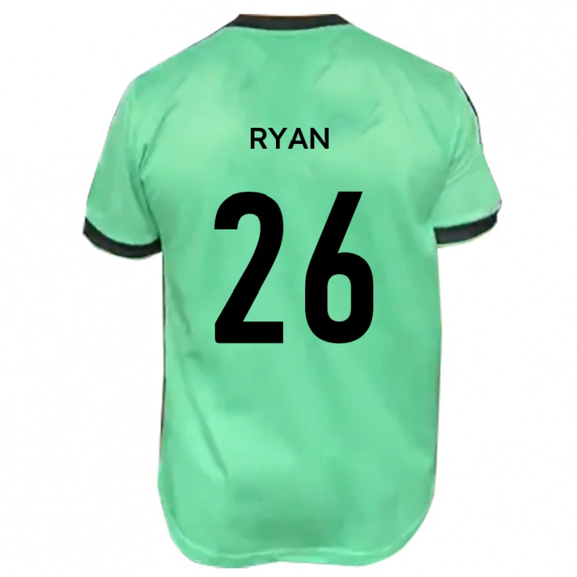 Danxen Niño Camiseta Joe Ryan #26 Turquesa Negro 2ª Equipación 2025/26 La Camisa México
