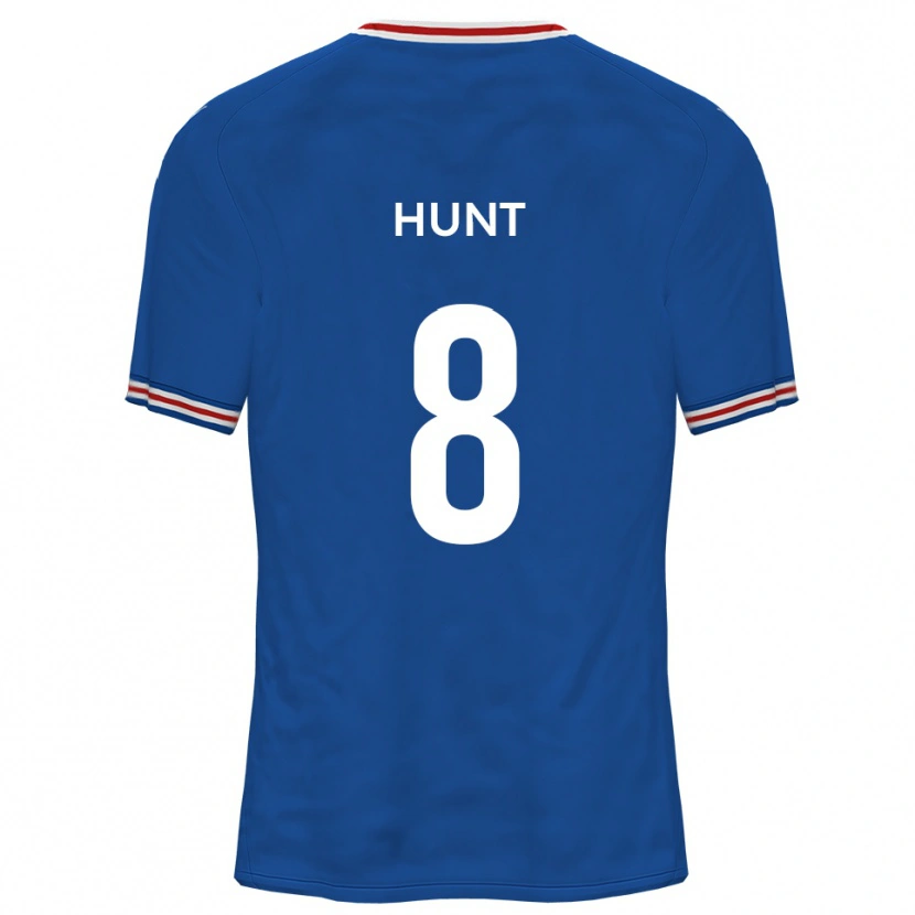 Danxen Niño Camiseta Alex Hunt #8 Azul Dodgers 2ª Equipación 2025/26 La Camisa México