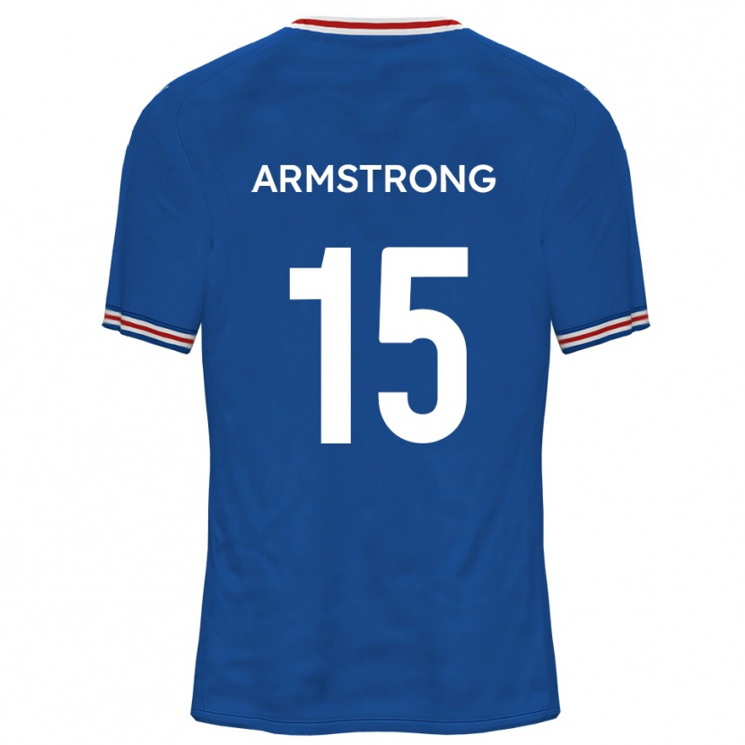 Danxen Niño Camiseta Marvin Armstrong #15 Azul Dodgers 2ª Equipación 2025/26 La Camisa México