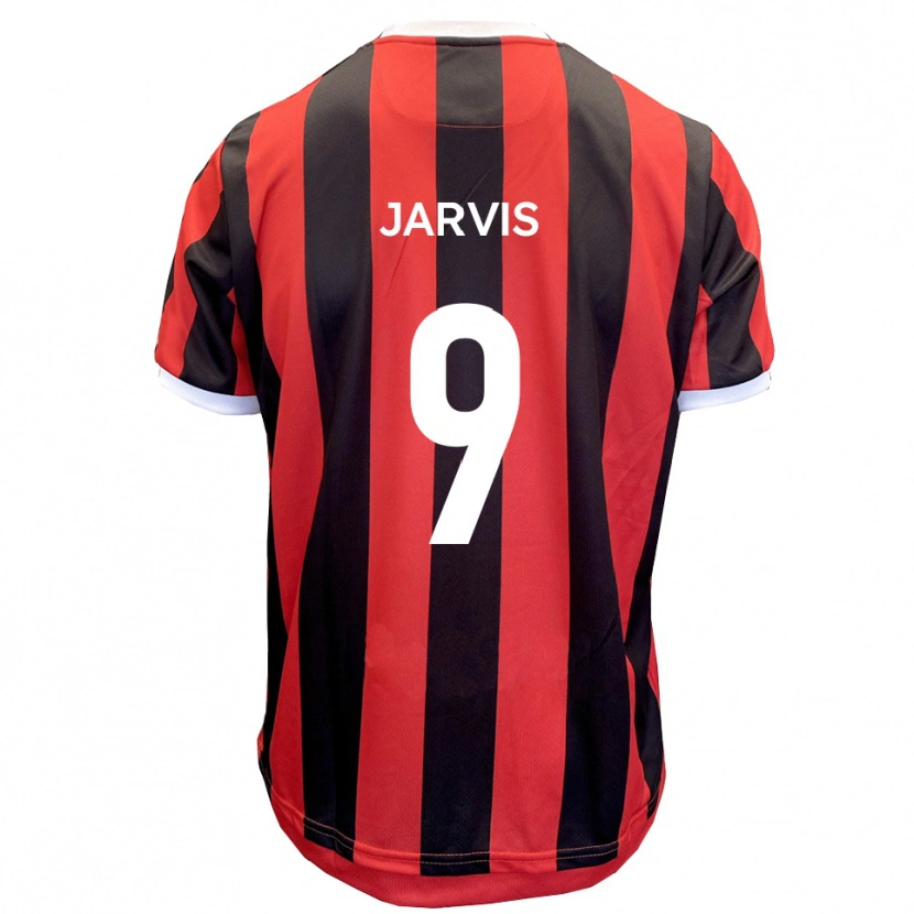 Danxen Niño Camiseta Aaron Jarvis #9 Rojo Negro 2ª Equipación 2025/26 La Camisa México