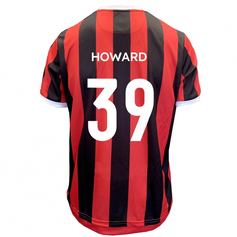 Danxen Niño Camiseta Will Howard #39 Rojo Negro 2ª Equipación 2025/26 La Camisa México