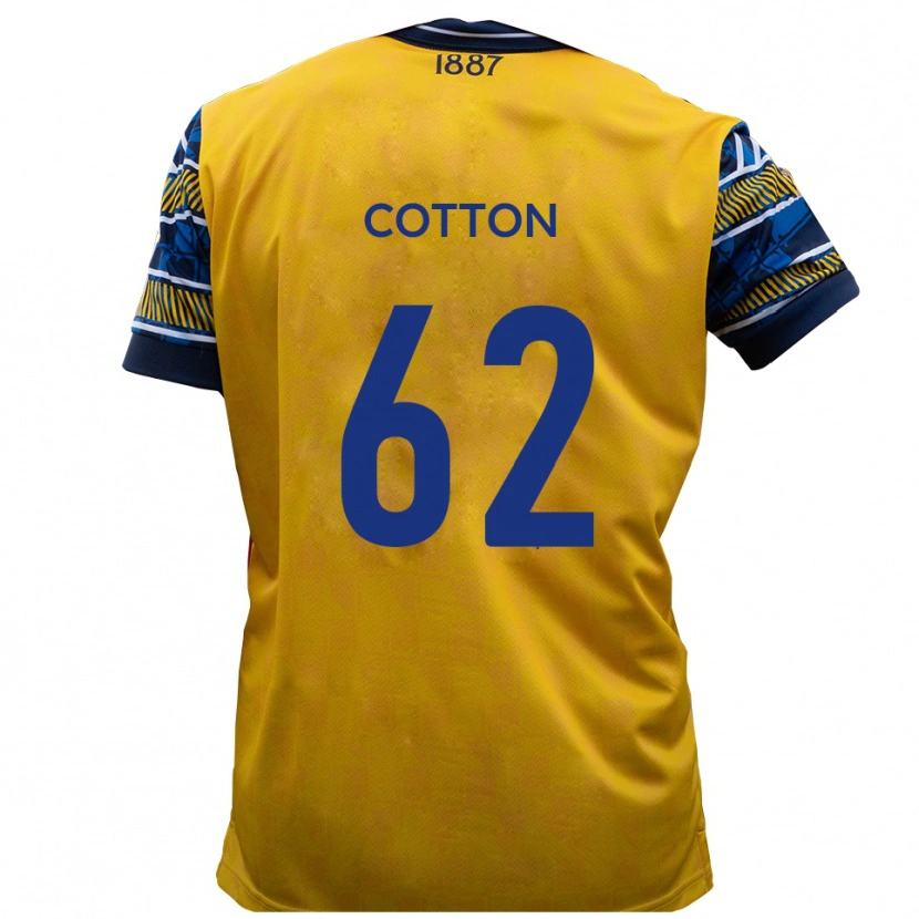 Danxen Niño Camiseta Bailey Cotton #62 Amarillo Negro 2ª Equipación 2025/26 La Camisa México