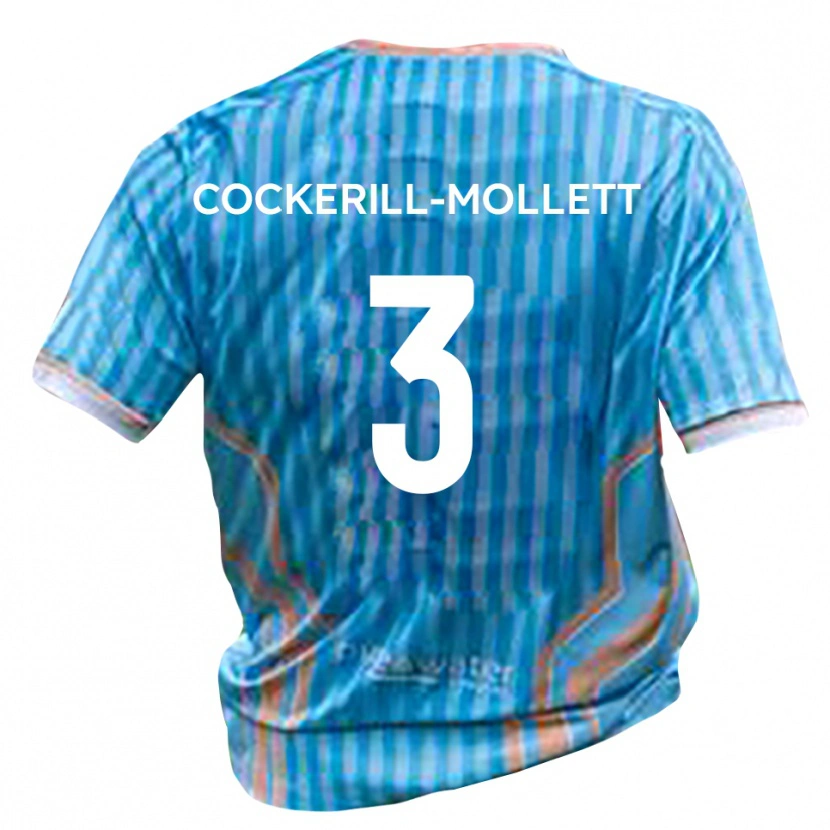 Danxen Niño Camiseta Callum Cockerill-Mollett #3 Negro Oro 2ª Equipación 2025/26 La Camisa México