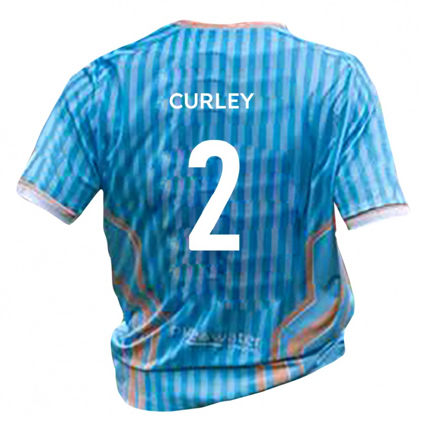 Danxen Niño Camiseta Matt Curley #2 Negro Oro 2ª Equipación 2025/26 La Camisa México