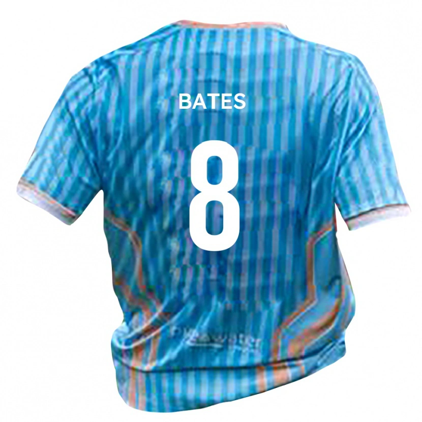 Danxen Niño Camiseta Alfie Bates #8 Negro Oro 2ª Equipación 2025/26 La Camisa México