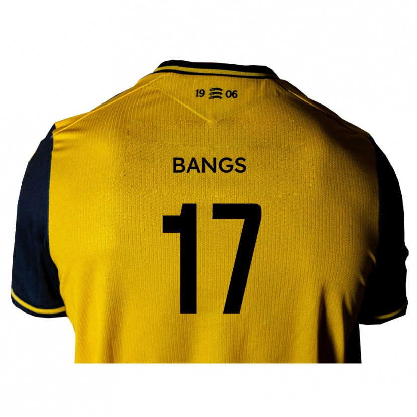 Danxen Niño Camiseta Alfie Bangs #17 Amarillo Negro 2ª Equipación 2025/26 La Camisa México
