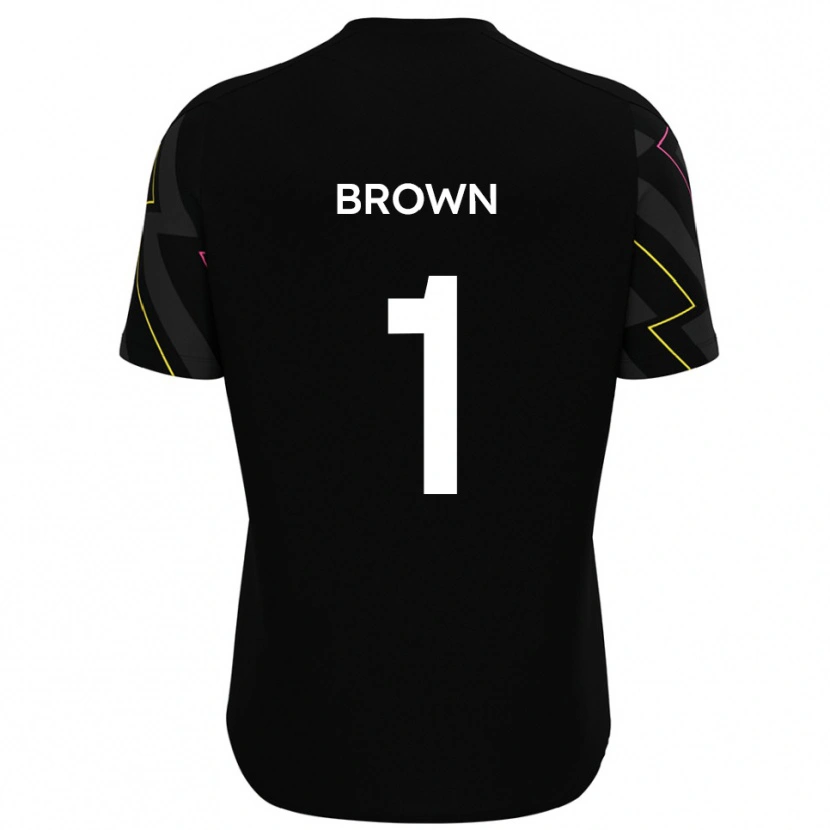 Danxen Niño Camiseta Rory Brown #1 Negro Gris 2ª Equipación 2025/26 La Camisa México