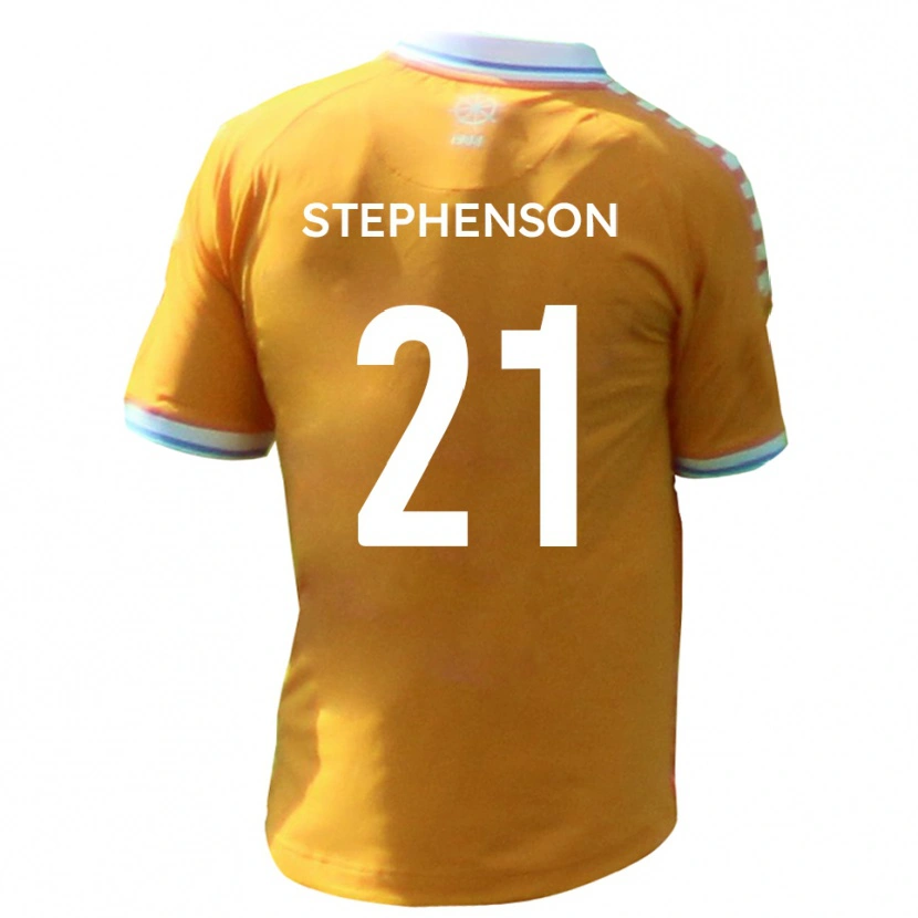 Danxen Niño Camiseta Louis Stephenson #21 Amarillo Azul 2ª Equipación 2025/26 La Camisa México