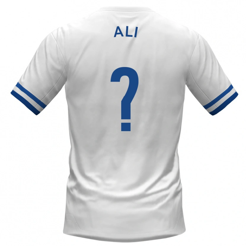 Danxen Niño Camiseta Kameron Ali #0 Blanco Azul 2ª Equipación 2025/26 La Camisa México