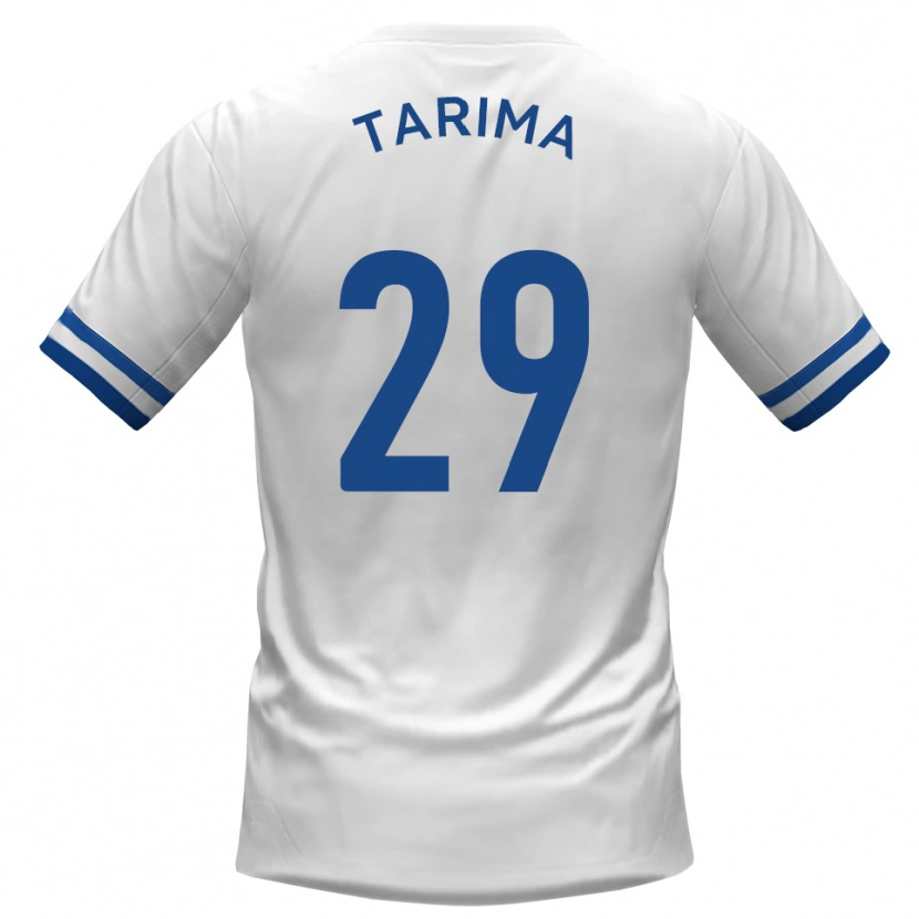 Danxen Niño Camiseta Sean Tarima #29 Blanco Azul 2ª Equipación 2025/26 La Camisa México